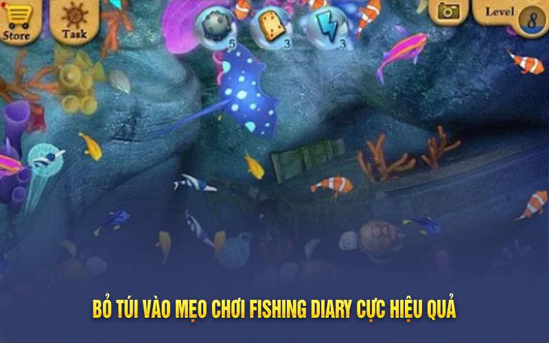 Bỏ túi vào mẹo chơi Fishing diary cực hiệu quả